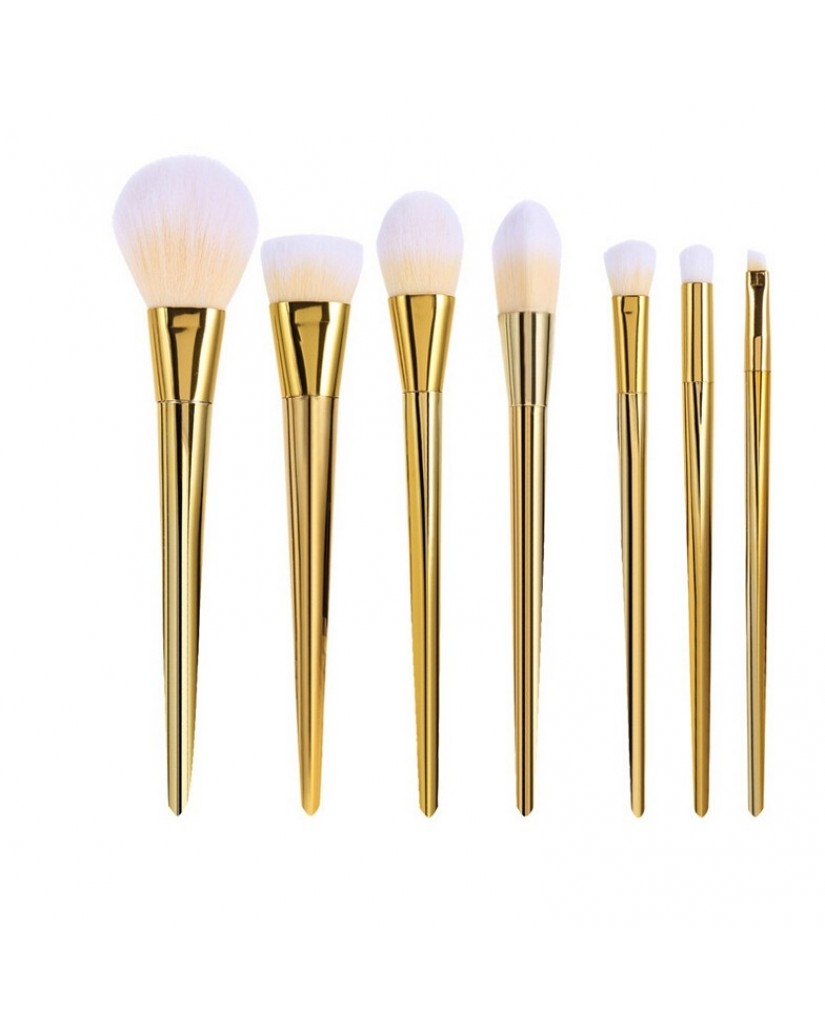 Pensule Make Up Set 7 Maner Gold – MG7GOLD trendis.ro Pensule Machiaj
