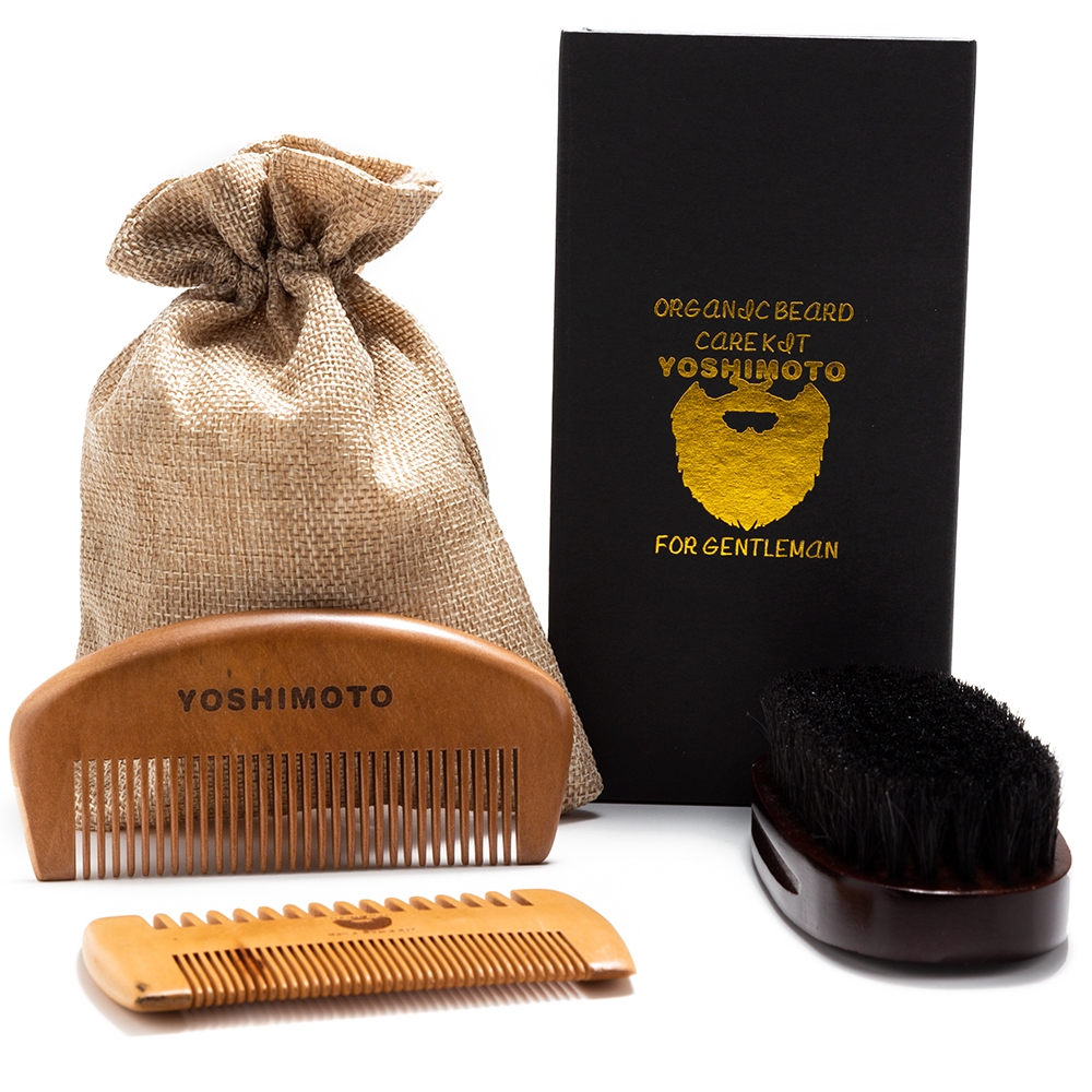 Set Barber Yoshimoto ”True Gentleman” trendis.ro Barba si Mustata
