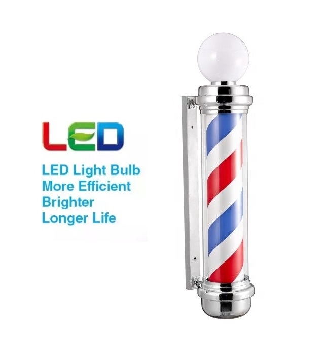 Reclama Luminoasa Frizerie/Barber American Pole 130 cm trendis.ro Organizatoare si Accesorii
