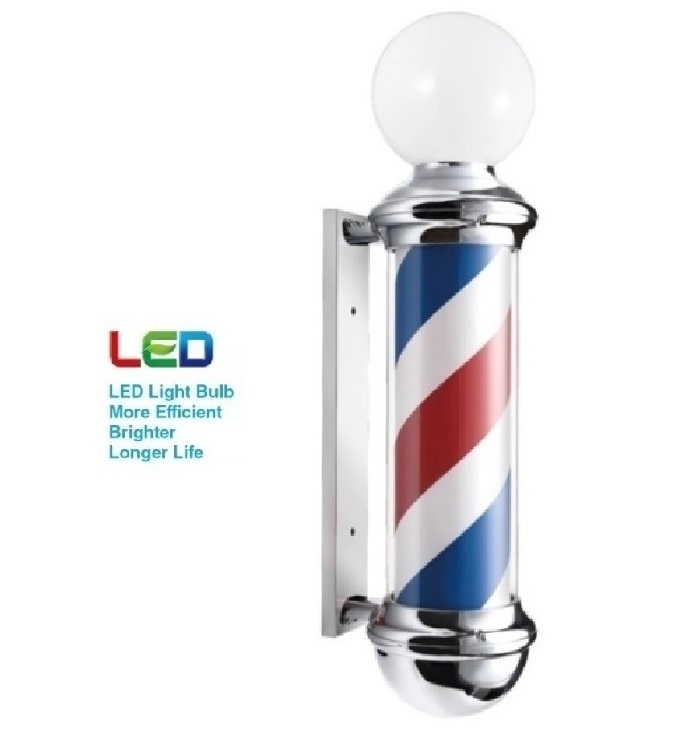 Reclama Luminoasa Frizerie/Barber American Pole 88 cm trendis.ro Organizatoare si Accesorii