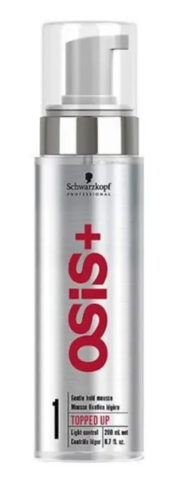 Fixator Spuma cu Fixare Usoara Schwarzkopf Professional Osis+ Topped Up, 200 ml