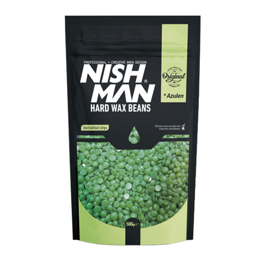 NISH MAN – CearÄ epilatoare – granule 500 gr – Verde Nishman imagine noua