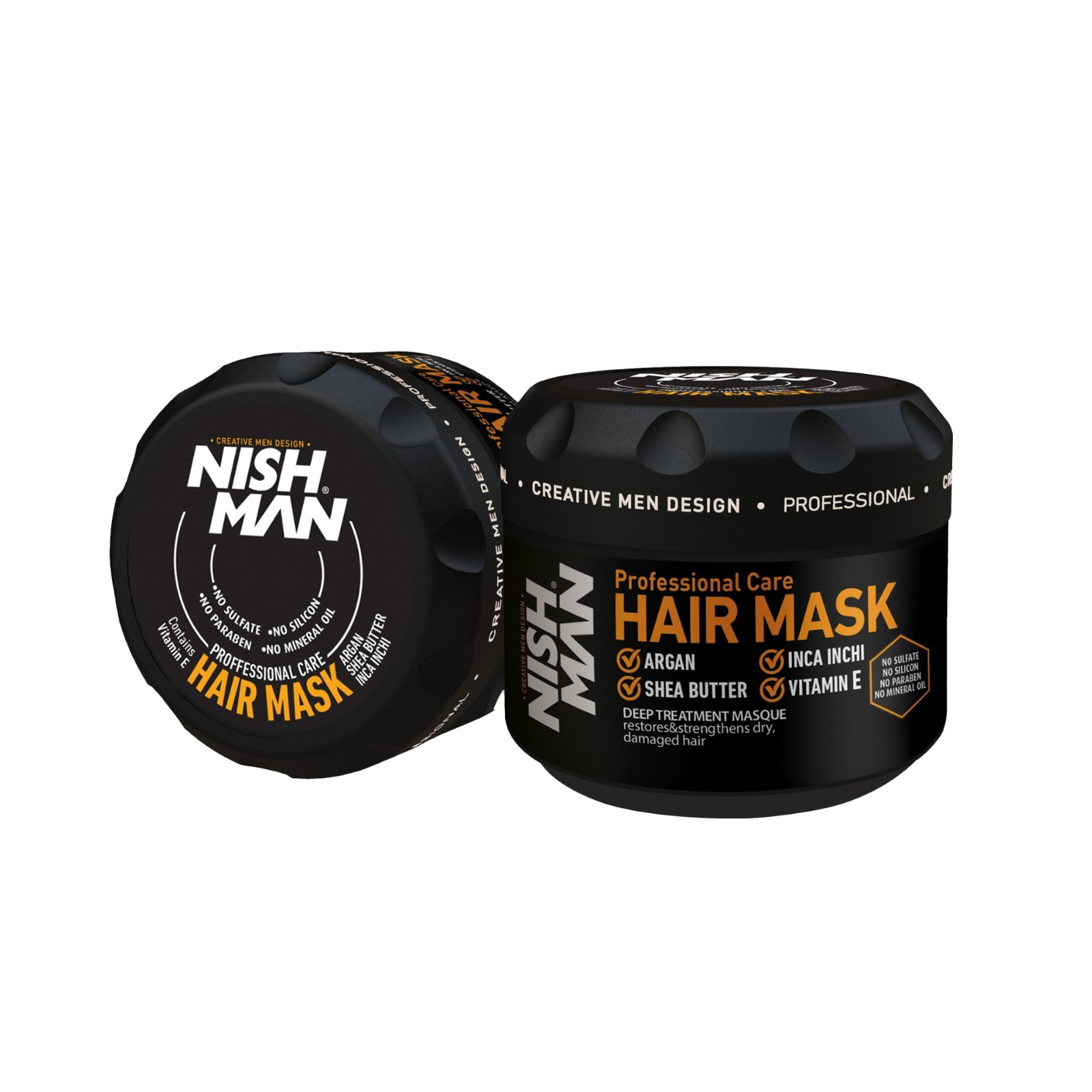 NISH MAN – Masca pentru par- 300 ml trendis.ro Ingrijire Par