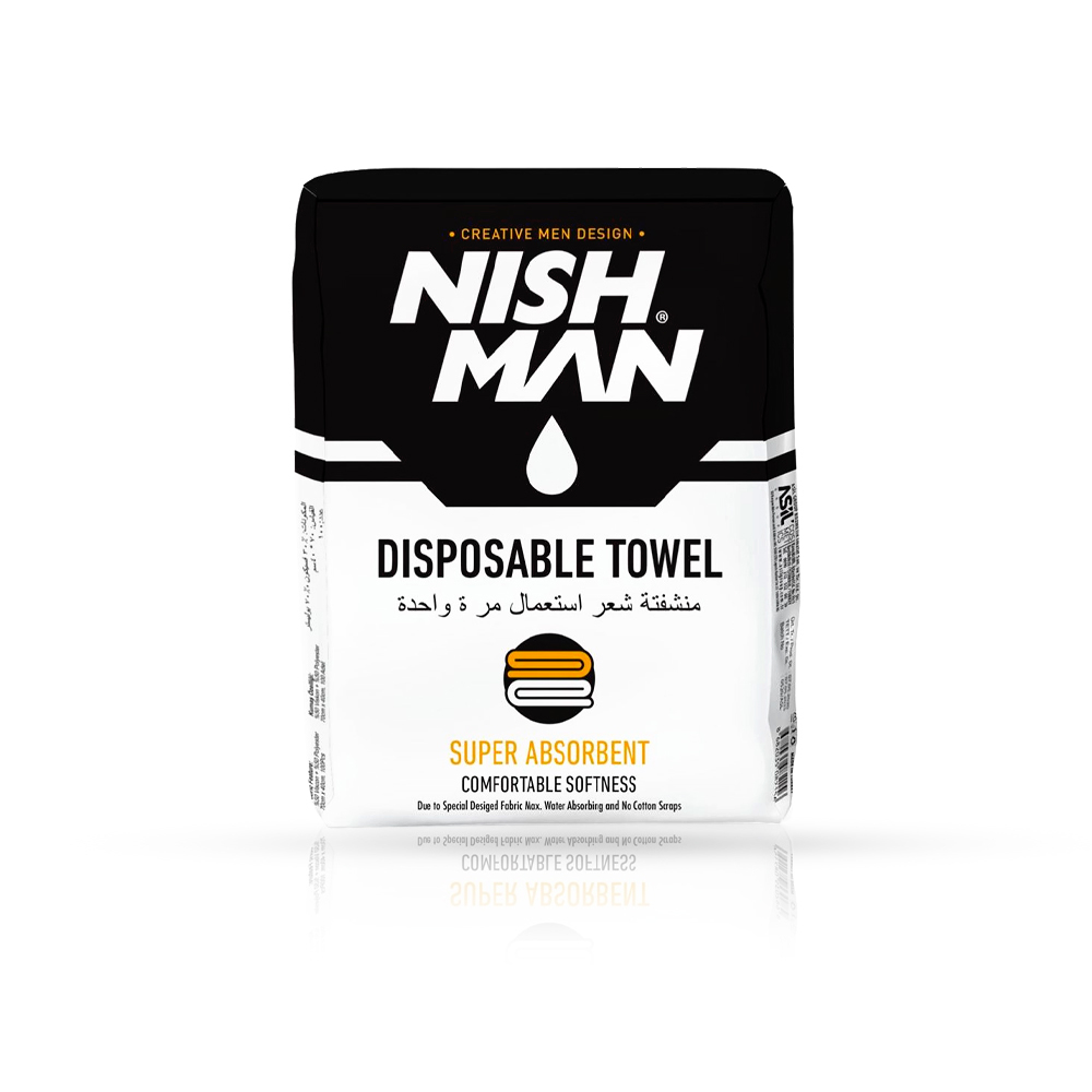 NISH MAN – Prosoape de unica folosinta – 100 bucati – 40×70 cm trendis.ro Accesorii Frizerie