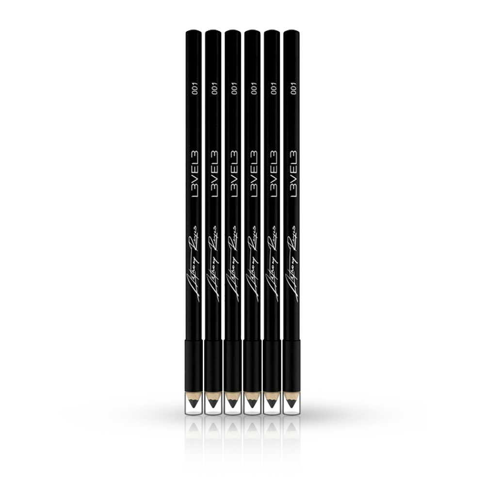 Creioane pentru Hair Design L3VEL3 – Negru – 6 buc L3VEL3 Accesorii Frizerie