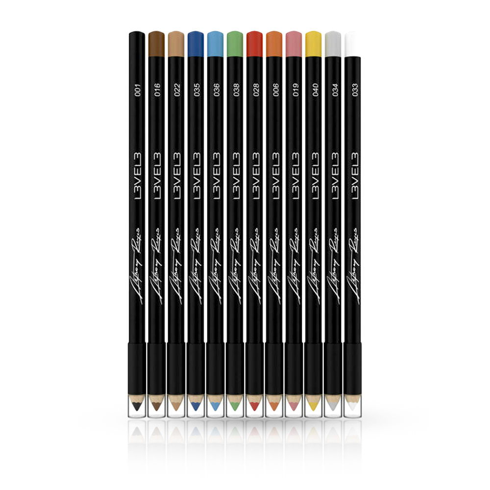 Creioane Colorate L3VEL3 pentru Hair Design – 12 buc L3VEL3 imagine noua