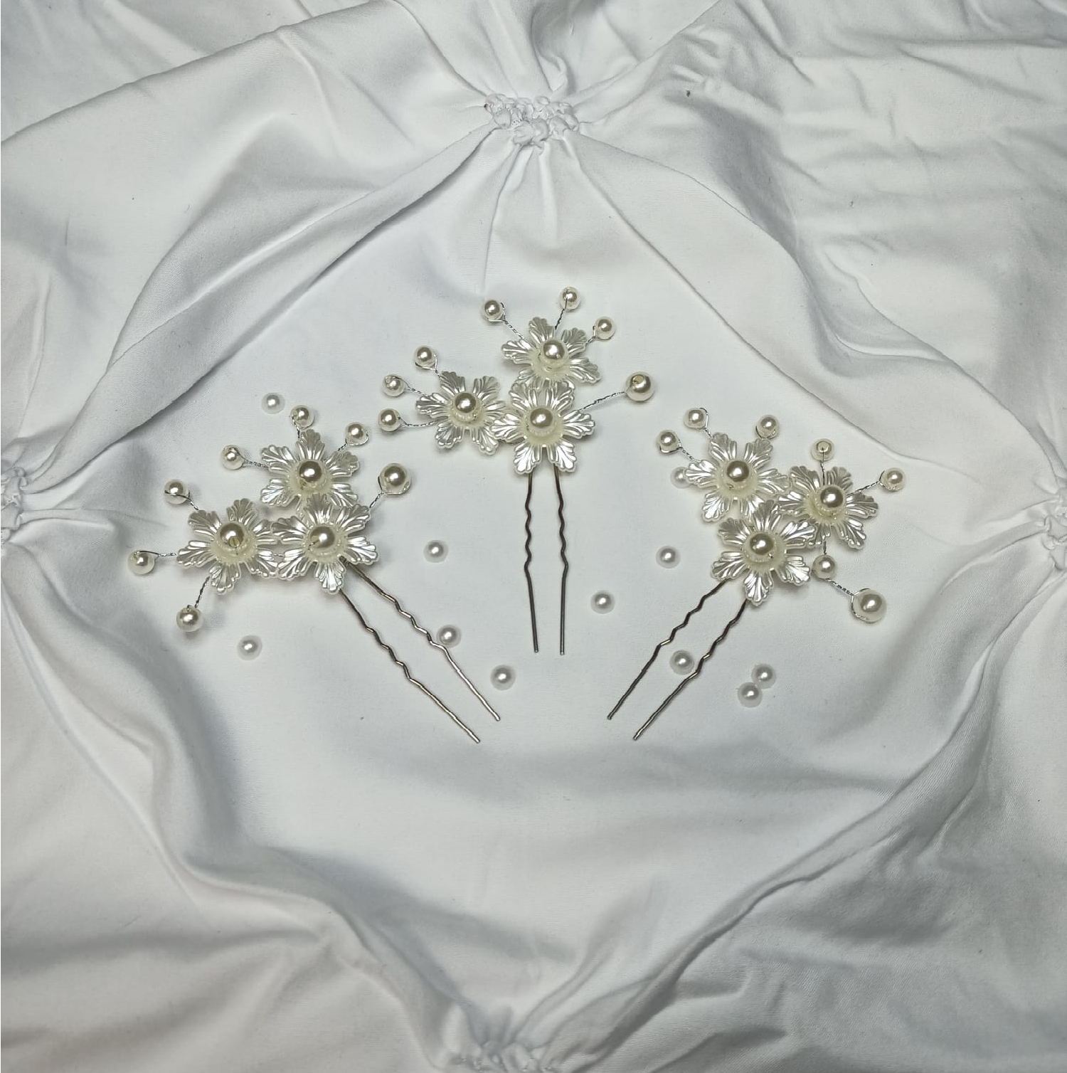 Ace Coc Arginti Model Floral Bride-Set 3 Birdye Bride imagine noua