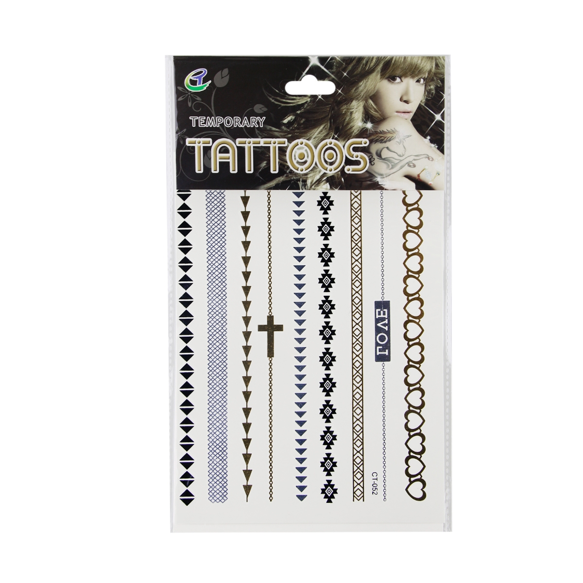 Ogc Tatuaj corp temporar metal tatto stickers ct-052