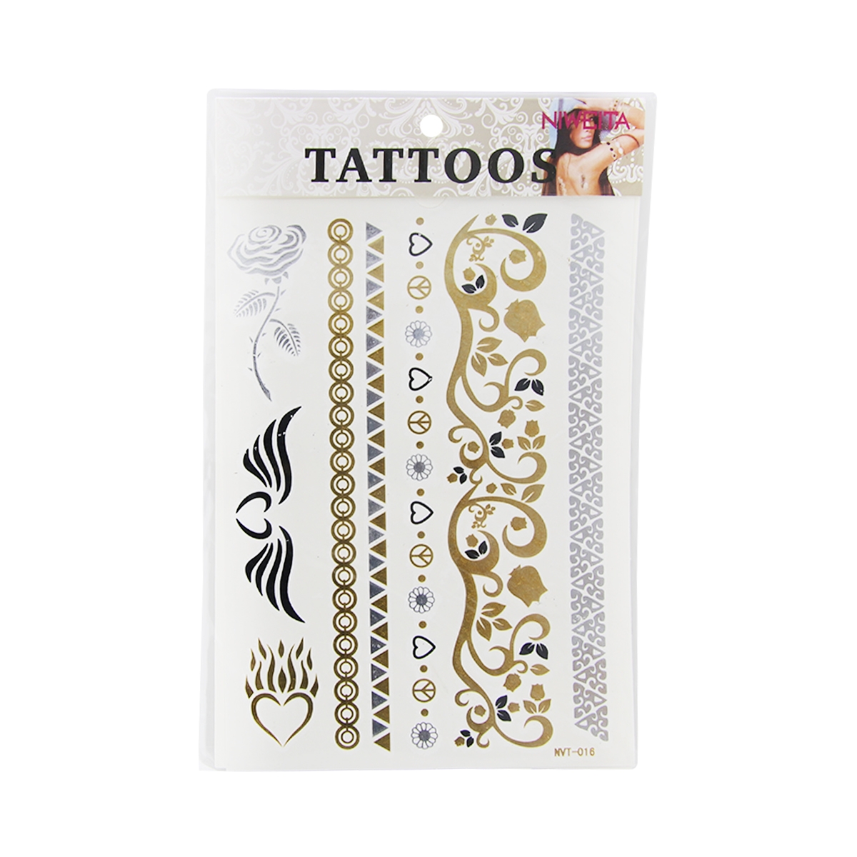 Ogc Tatuaj corp temporar metal tatto stickers nvt-016