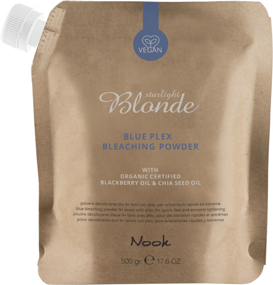Decolorant par nook service color blue bleaching powder dust-free 500g