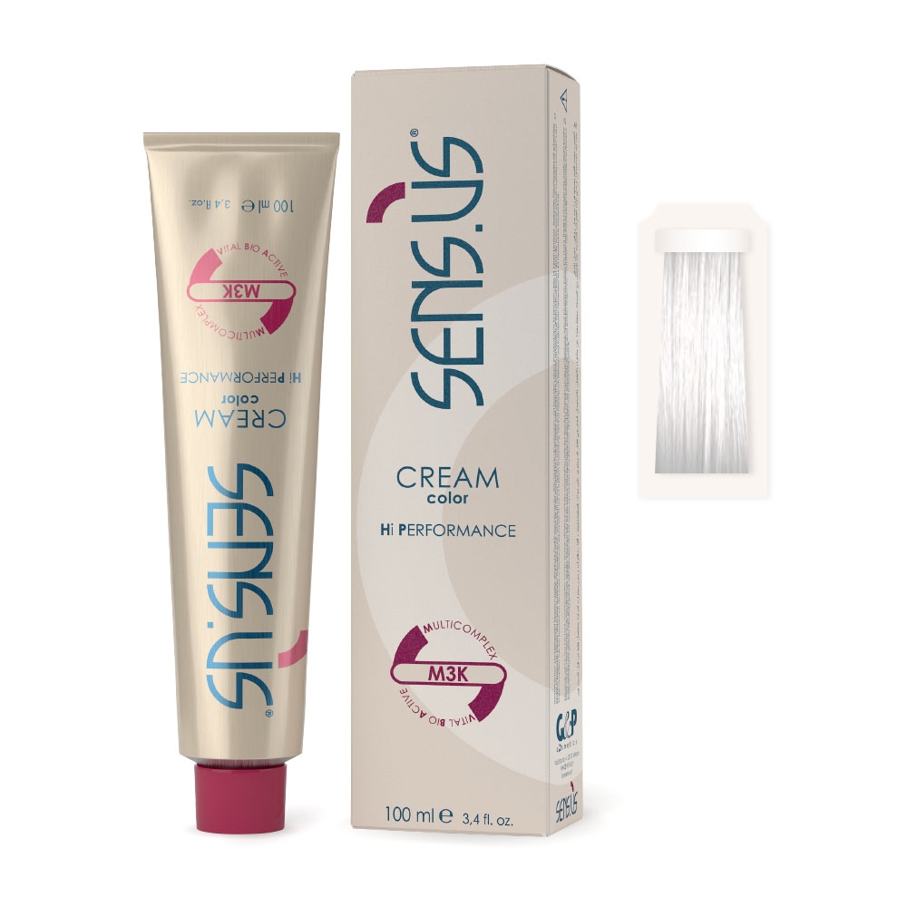 Vopsea de Par Sensus Cream Color Hi Performance M3K Clear 100 ml