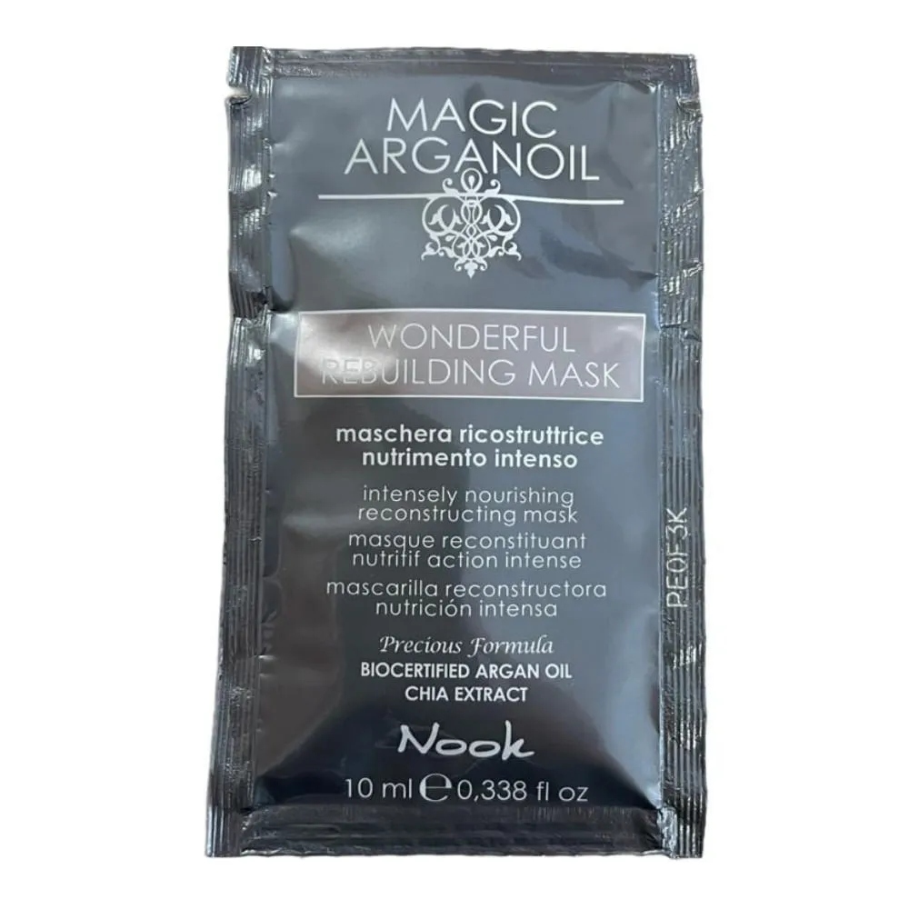 Masca De Par Restructuranta Nook Magic Argan Oil Wonderful 10 ml