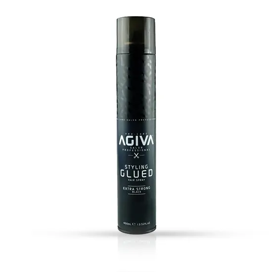 Fixativ pentru par - AGIVA - Extra Strong Black - Glued - 400 ml image3