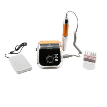 Aparat de manichiura si pedichiura BSDQ-613 Bee Nails, 45000 rotatii si 65 wati, Portocaliu