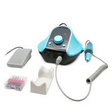 Masina de manichiura si pedichiura 45000 rpm, 65W Global Fashion, turcoaz