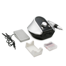 Masina de manichiura si pedichiura 45000 rpm, 65W Global Fashion, argintiu