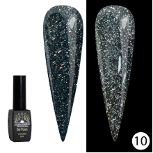 Disco Gel Shine Spectrum Gel Lacquer, Global Fashion, Reflective, 8 ml 10