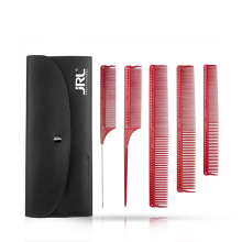 Set 5 piepteni -JRL - frizerie - Rosu