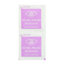 Pliculete cu soak off remover 200 buc - Lavanda