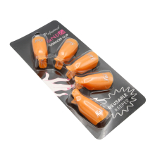 Clipsuri pentru indepartarea ojei semipermanente set 5 buc - Orange