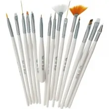 Set 15 Pensule Acryl si Gel UV - 1