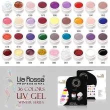 Geluri colorate Lila Rossa - 36buc - 1