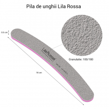 Pila Unghii 100/180 Lila Rossa, Banana, Gri - 1
