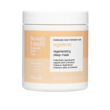 Mască Organică Pentru Regenerarea Părului Uscat Și Deteriorat Nook Beauty Family Ageless Regenerating Deep Mask  250ml