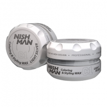 NISH MAN C1 - Ceara de par colorata - Argintiu - 100 ml - 1