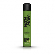 NISH MAN 01 - Spray pentru stralucire - Olive Oil - 400 ml