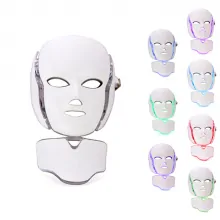 Masca Terapie Fotodinamica Led Faciala cu 7 Culori, pentru Fata si Gat - 2