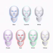 Masca Terapie Fotodinamica Led Faciala cu 7 Culori, pentru Fata si Gat - 3