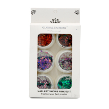 Paiete pentru Unghii Multicolore, Set 6