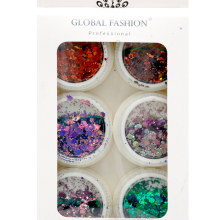 Paiete pentru Unghii Multicolore, Set 6