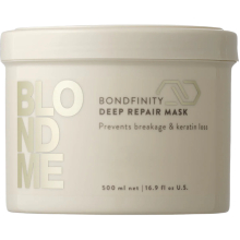Mască Reparatorare Intensivă Schwarzkopf BLONDME Bondfinity Deep Repair – Reconstrucție Permanentă pentru Păr Blond sa