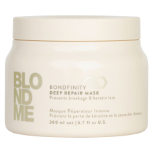 Mască Reparatorare Intensivă Schwarzkopf BLONDME Bondfinity Deep Repair – Reconstrucție Permanentă pentru Păr Blond sa