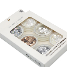 Decor pentru Unghii Gold Silver, 6 Buc