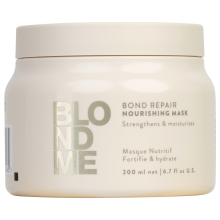 Mască Hrănitoare Schwarzkopf BLONDME Bond Repair – Nutriție Intensă & Reparare pentru Părul Blond Fragil, Gramaj: 200 