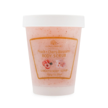 Scrub pentru Corp, Global Fashion, Body Scrub, Piersica si Flori de Cires, 300 g
