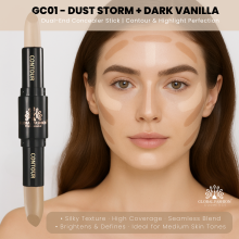 Corector + Concealer, Global Fashion, GC01- Stick Duo 2in1 pentru Fata