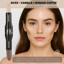Corector + Concealer, Global Fashion, GC02 - Stick Duo 2in1 pentru Fata,