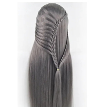 Set Kit Coafor pentru Exersat Impletituri Indila, Perie de Tapat, Ace de Coc si Clipsuri