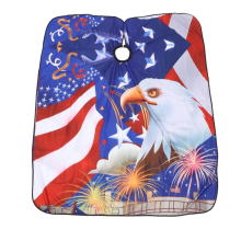 Pelerină Profesională Frizerie – Model American Eagle & Fireworks, Design Premium