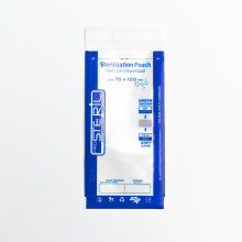 Pungi sterilizare pupinel/autoclav din hârtie+plastic Pro Steril 75x150mm set 100 buc.