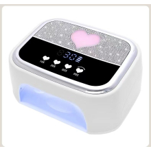 Lampa pentru Unghii Led/Uv 168W cu Display si Cristale, H6