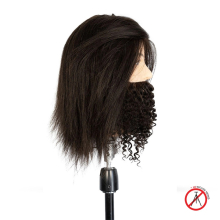 Cap Manechin Barbat cu Barba Creata EXALTO - BEN - par 100% natural