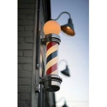 Reclama Luminoasa Frizerie Shave Factory - Barber Pole