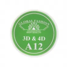 Gel Plastilina 4D Global Fashion, Verde Aprins 7g, A12