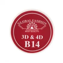 Gel Plastilina 4D Global Fashion, Rosu 7g, B14