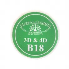 Gel Plastilina 4D Global Fashion, Verde Deschis 7g, B18